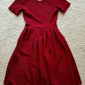 Gorgeous, Cabernet Red LuLaRoe Amelia!